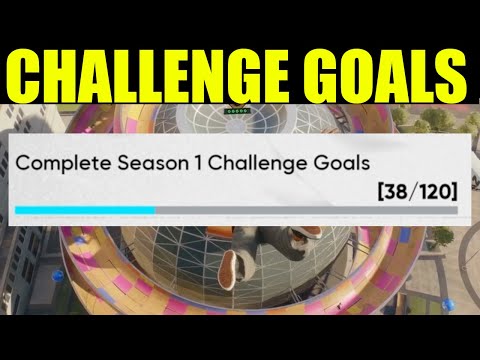 Skate 4 - complete season 1 challenge goals (not progressing guide)