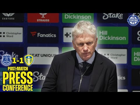 Everton 1-1 Leeds United | David Moyes' Reaction 