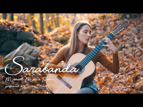 Manuel M. Ponce – Sarabanda from Suite in A minor | Classical Guitar performance by Clara Ciliberti