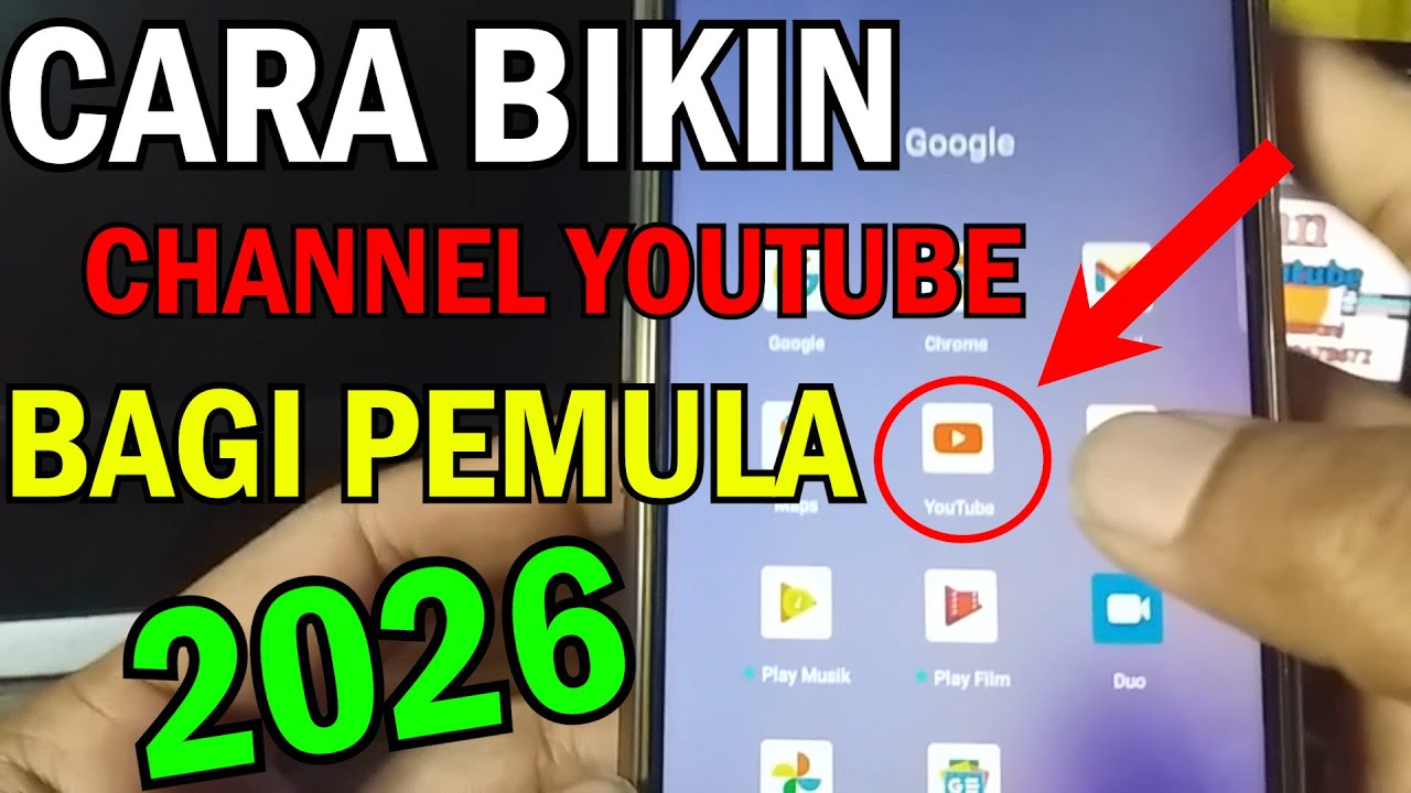 Cara Bikin Channel YouTube 2026 Di Android Bagi Pemula
