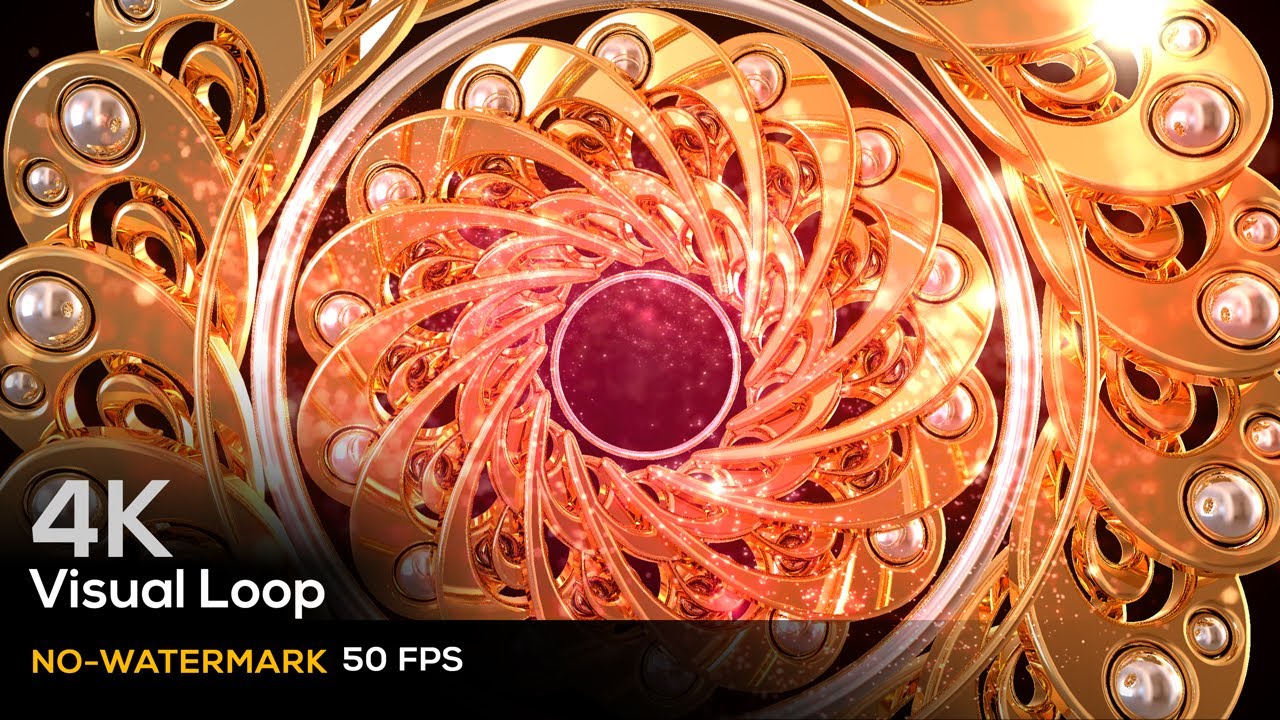 4K VISUAL LOOP ANIMATION RESOLUME (VJ LOOP) - 3D TUNNEL LUXURY
