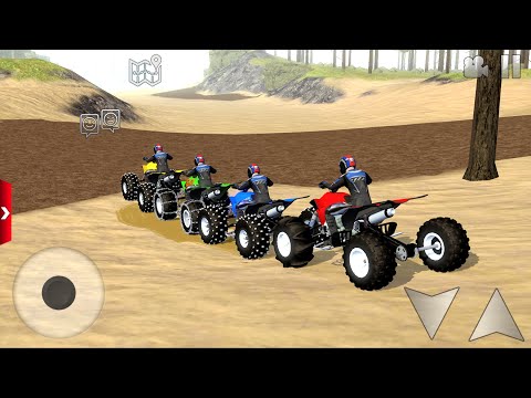 Dirt Quad Bikes online Racing multiplayer 3d Game - Extreme Offroad Android IOS Gameplay