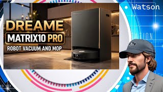 Dreame Matrix10 Pro Robot Vacuum and Mop - Tailored Cleaning with Multi-Mop Switching Dock