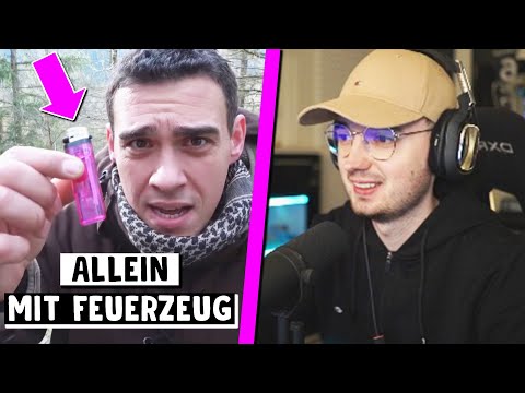 Marcel reagiert auf "ÜBERLEBEN nur mit FEUERZEUG | WILDNIS ohne AUSRÜSTUNG"