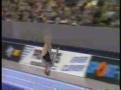 2002 World Cup Tumbling - Olena Chababnenko UKR Pass1