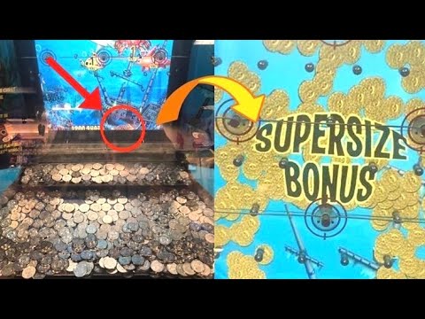 Over 1000 RAPID FIRE plays on the RARE Deep Sea Treasures coin pusher and winning the SUPER BONUS!