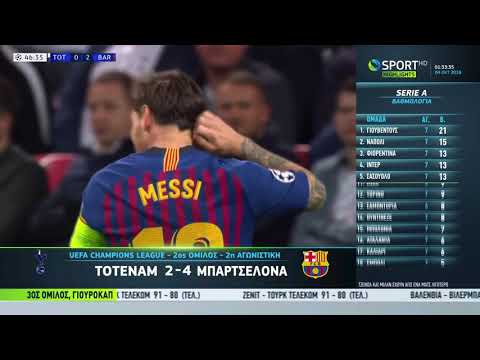 FC Tottenham Hotspur Londra 2-4 FC Barcelona   ( L...