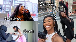 Touchdown Amsterdam! Why are we sticking out in these coffee shops 💀