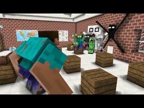 Monster school // Brave //Minecraft Animation