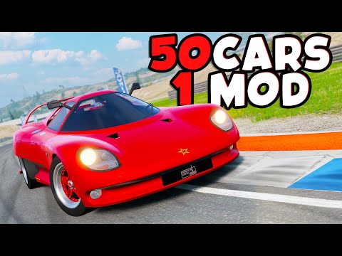 This Mod Adds 50 REAL CARS Into BeamNG Drive! - SimpleNG