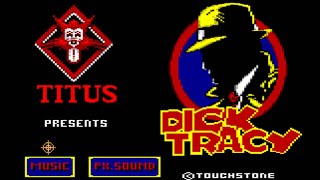 [Amstrad GX4000] Dick Tracy - Longplay