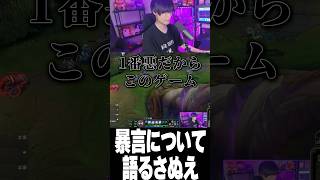 ゲーム内の暴言チャットについて語るさぬえ