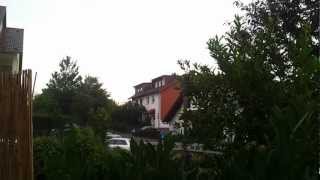 preview picture of video 'Unwetter Freitag in Hessen Hagel Starkregen am 29.06.2012'