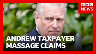 Andrew charged taxpayers for massage services when envoy, claim ex-civil servants | BBC News