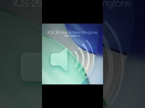 That’s just delightful. New iPhone ringtone in iOS 26
