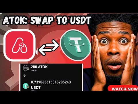 ATOK APP UPDATE: HOW TO SWAP ATOK TOKEN TO USDT USING TRUST WALLET || MAKE MONEY ONLINE
