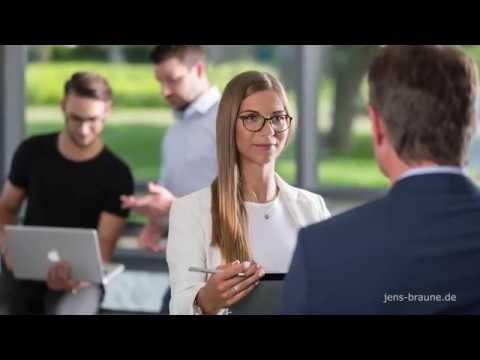 Business-Fotografie Jens Braune del Angel bei Provadis - Making-of