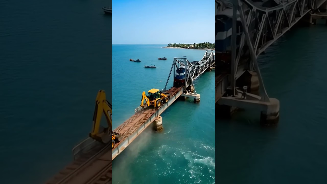 JCB vs Train #aiedits #train #jcb