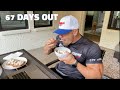 67 Days Out - INTENSE CHEST TRAINING | Full Day of Eating (5.5K+ Calories!)