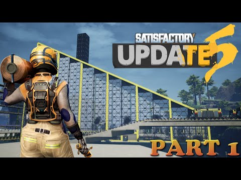 New fresh start after 180h. Satisfactory update 5 gameplay part 1