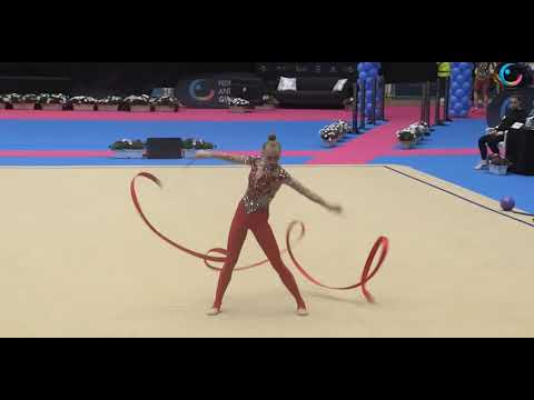 Viktoriia Onopriienko Ribbon Final 31,100 🥉 - Grand-Prix Marbella 2024