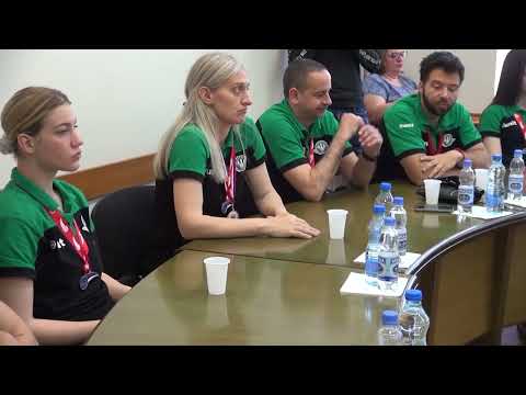 Prijem rukometasica ZRK Zeleznicar Indjija 14062023