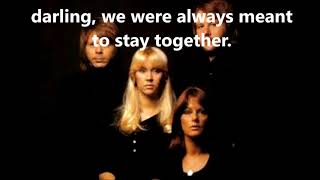 As Good As New ABBA  (with lyrics)