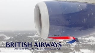 preview picture of video 'Landing at Billund Airport, British Airways (SUN-AIR) Dornier 328 JET'