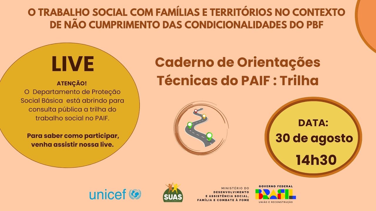 LANÇAMENTO DO CADERNO DE ORIENTAÇÕES TÉCNICAS DO PAIF