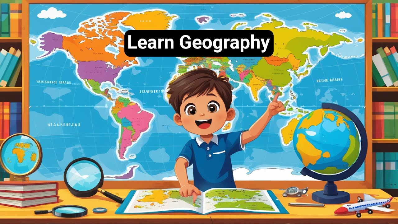 Learn Continents, Oceans & Famous Landmarks for Kids | Fun Geography Lesson for Beginners