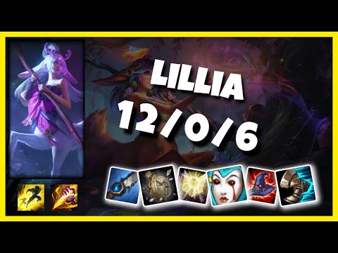 KOREAN Challenger Lillia JUNGLE (12/0/6) vs GRAVES Gameplay Replay - Patch 10.20