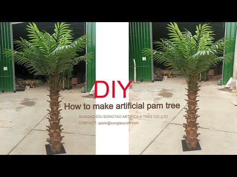 How to DIY 5ft artificial palm tree