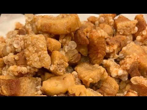 How to make Crunchy Chicharong Baboy/ Crispy Pork Belly Chicharon or Pork Crackling