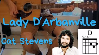 Lady d'Arbanville - Cat Stevens - Easy to Play Acoustic Guitar (Chords and Lyrics) - Visual Tuto