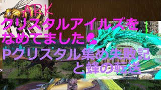 【ARK クリスタルアイルズ】蜂の転送とプライマルクリスタル失敗記【PC／公式レガシー】
