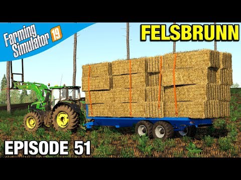 Farming Simulator 19 Timelapse - Felsbrunn FS19 Episode 51 FULL LOAD OF STRAW