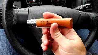 preview picture of video 'EDC Opinel? Однорукое открывание ???'