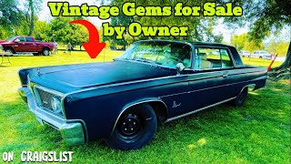 Exploring Craigslist's Classic Car Marketplace! | 8 Vintage Gems for Sale by Owner!