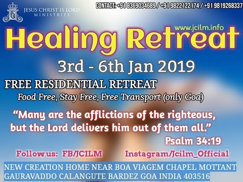 HOW TO OVERCOME FEAR IN THE MIDST OF TRIALS PART 4  GOA  4 JANUARY 2019