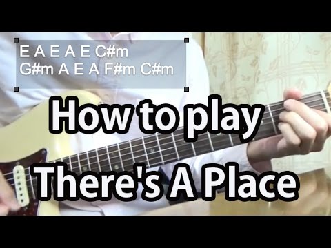 How to play There's A Place-The Beatles Guitar Tutorial with tabs