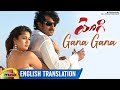 Prabhas Yogi Movie Songs Gana Gana Video Song With English Translation Prabhas Nayanthara