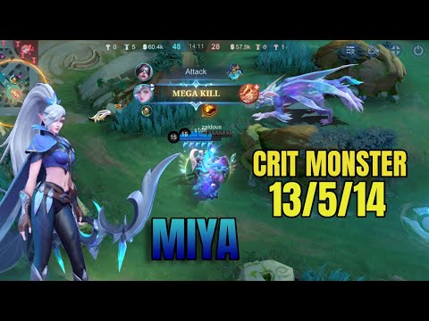 UNSTOPPABLE LATE GAME MIYA! 🌙 | Full Build Power | Mobile Legends | MLBB