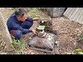 Close Up On Restoring A Panasonic TV Left Outside Moldy Rusty PANASONIC TV Needs Restoration