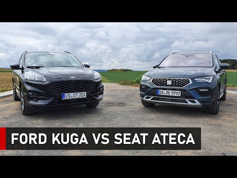 The SUV comparison - new 2021 Seat Ateca and Ford Kuga - review, test, comparison