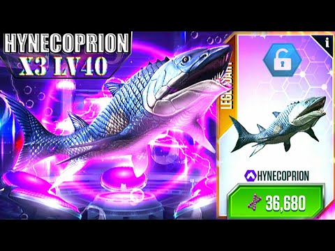 NEW HYBRID HYNECOPRION X3 MAX LEVEL 40 (JURASSIC WORLD).