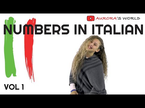 Learn how to say numbers up to 20 in Italian with Aurora