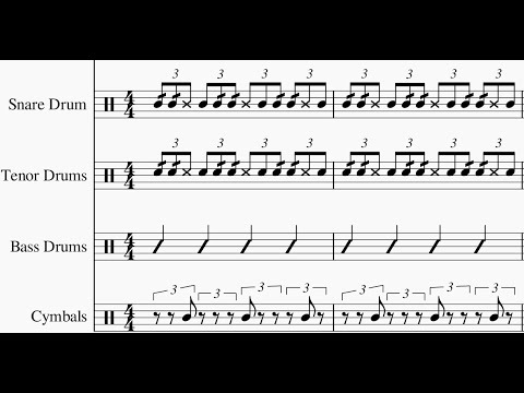 VRHS Drumline Warmup