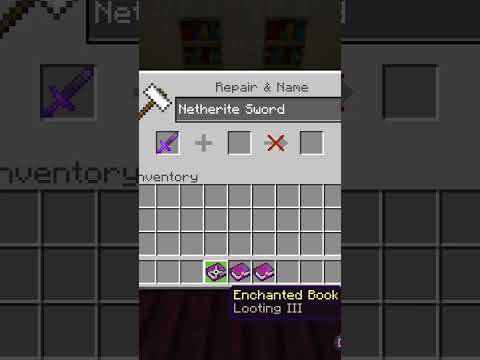 Best Sword Enchantments in Minecraft 1.19 #shorts