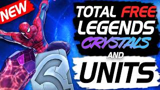 Legends Crystal Farming and FREE Units | Legends Event Guide 2026 | Marvel Contest of Champions