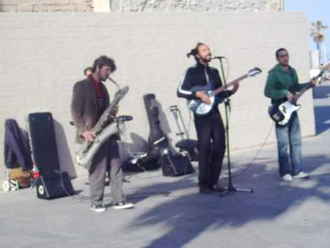 Street Band in Madrid Spain